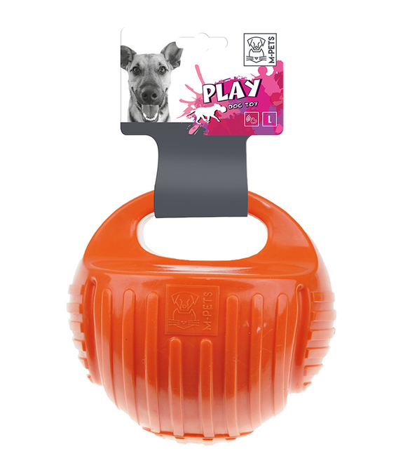 m-pets-arco-ball-orange-dog-toy-l -1