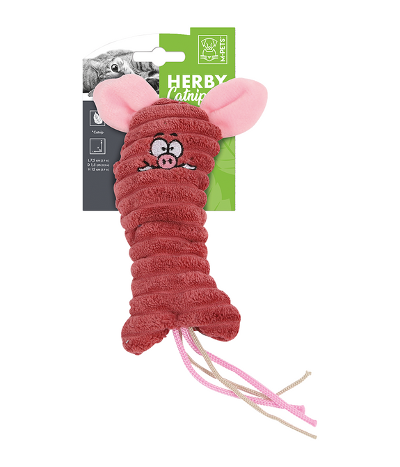 M-PETS Herby Animals Catnip Toy Assorted Colors