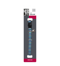 M-PETS Lines Cat Collar Blue