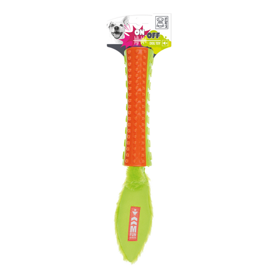 M-PETS On/Off Funsty Orange & Green Dog Toy – DISCONTINUED