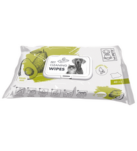 M-PETS Pet Cleaning Wipes Avocado 40pcs