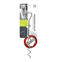 M-PETS Triangle Tie Out Stake Set with Compensator 4.5m