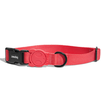 Zee.Dog Neon Coral Collar Large