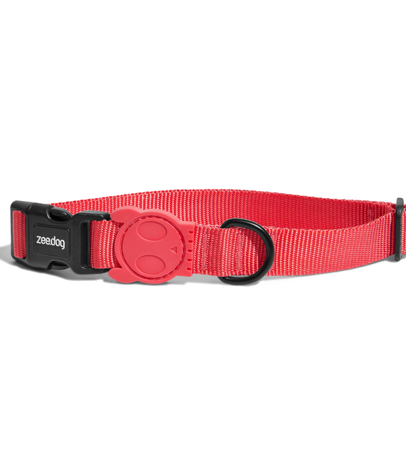 Zee.Dog Neon Coral Collar Large