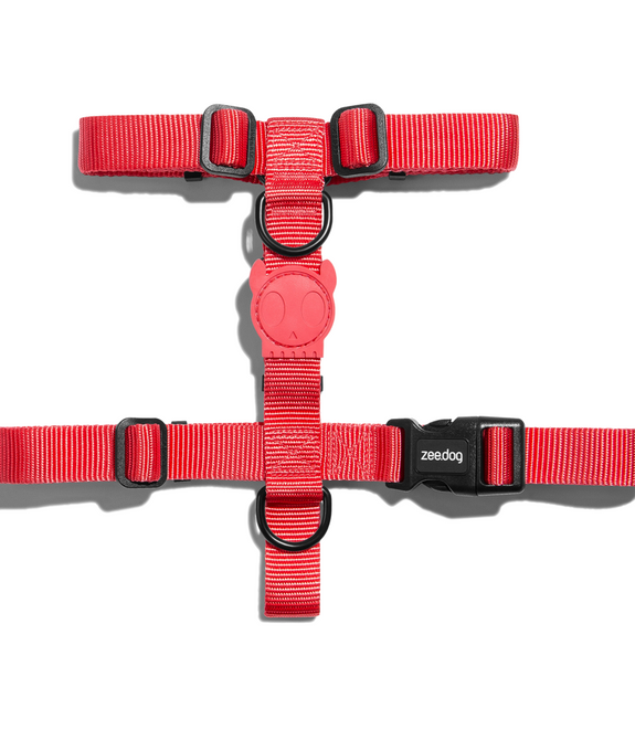 Zee.Dog Neon Coral H-Harness Large